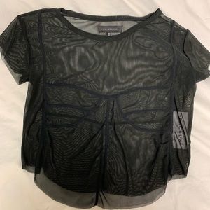 mesh shirt !
